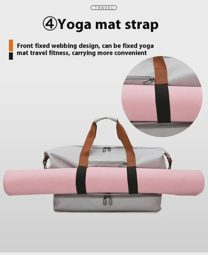 Grote Reistas Sporttas Duffle Bag - Waterafstotend, Schoenenvak, Ideaal voor Reizen & Fitness