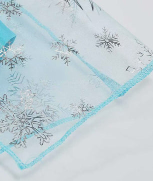 Elsa Prinsessenjurk Meisjes - Lange Mouwen, Sneeuwvlokken & Glitter - Perfect voor Feestjes & Carnaval