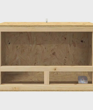 OSB Terrarium 80x50x50 cm voor Reptielen & Knaagdieren - Inclusief Thermometer