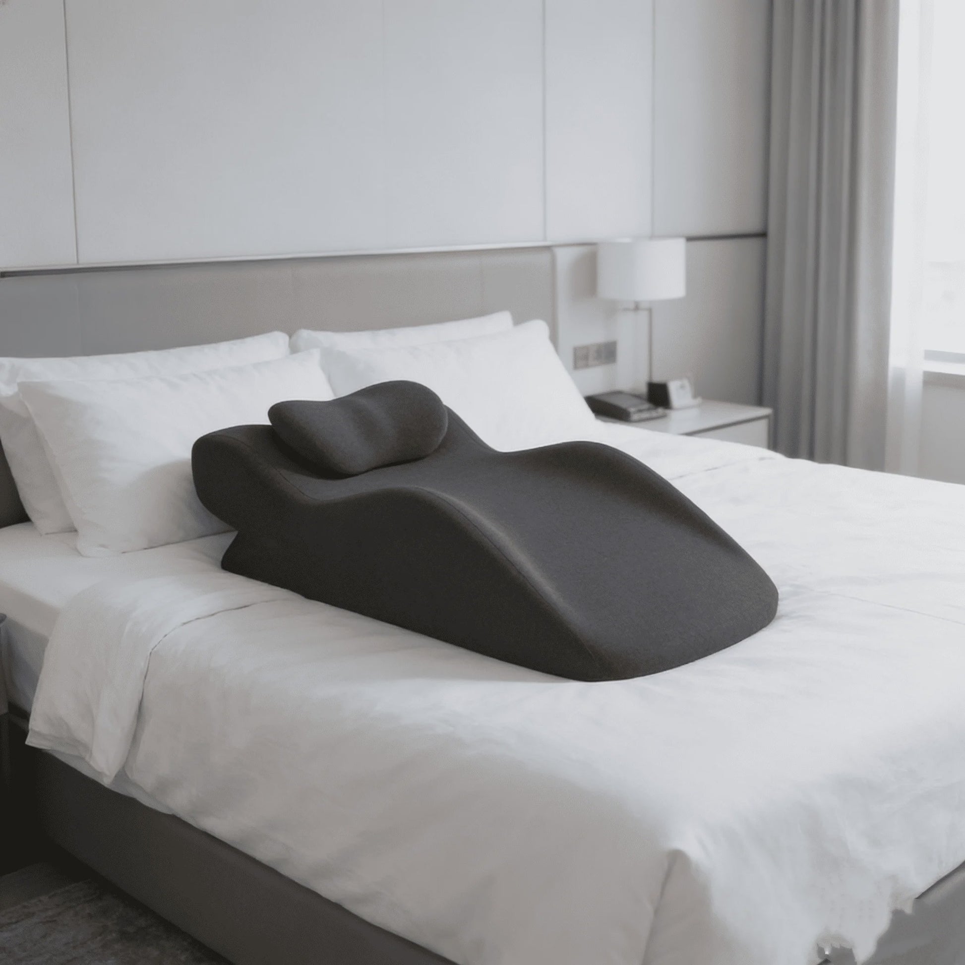 Ergonomisch Wigkussen van Traagschuim voor Ontspanning en Herstel
