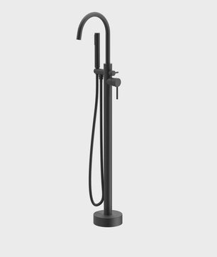 Vrijstaande Badkraan met Handdouche - Draaibare Mixer voor Warm & Koud Water