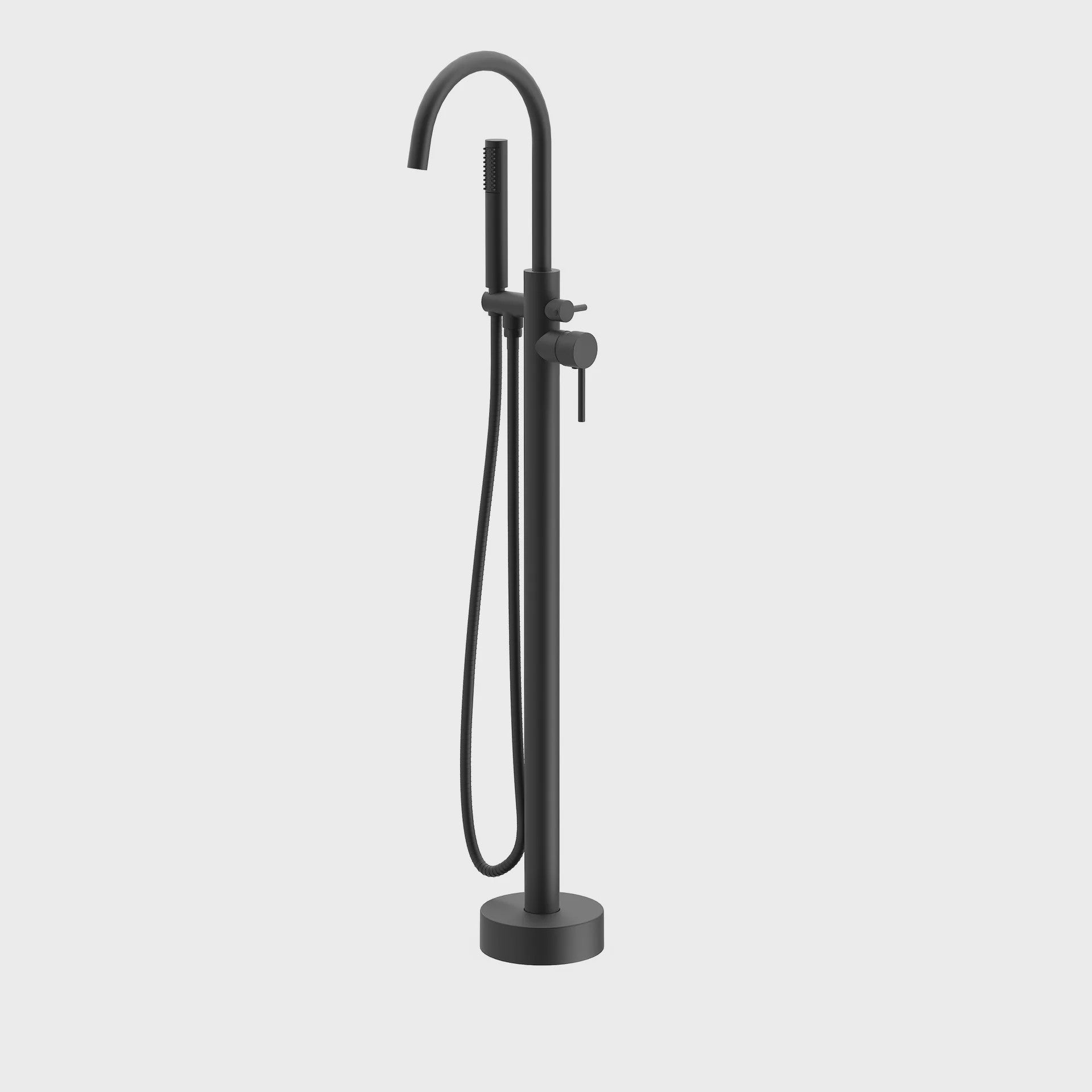 Vrijstaande Badkraan met Handdouche - Draaibare Mixer voor Warm & Koud Water