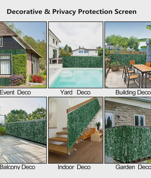 Kunsthaag Klimop 100x300cm - Privacy Scherm Tuin en Balkon - Kunstplant Groen
