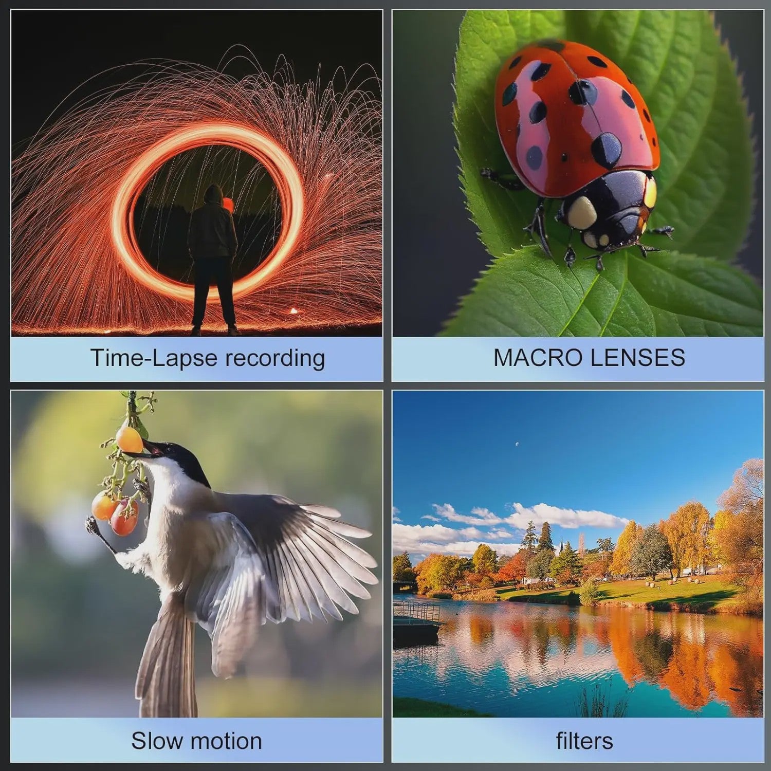 4K Digitale Camera 48MP met 16x Zoom, Draaibaar Scherm & Macro Lens voor Vlogging
