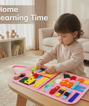 Montessori Busy Board: Educatief Reis- en Activiteitenspeelgoed voor Peuters - Fijne Motoriek & Vroege Educatie