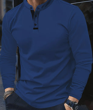 Stijlvolle Heren Poloshirt met Ronde Hals - Comfortabel voor Elk Seizoen