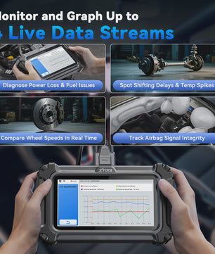 XTOOL D5S OBD2 Autodiagnose Scanner - 16+ Services, Levenslang Gratis Updates