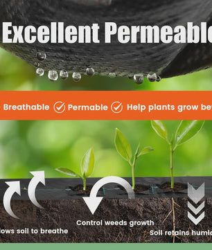 Heavy-Duty Weed Control Fabric - Duurzaam Landscaping Geotextiel