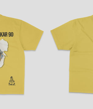 Retro Camel Paris-Dakar 1990 Race T-Shirt - JDM Streetwear Katoen