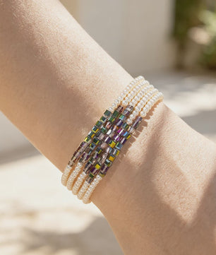 5-delige Bohemian Kralen & Parels Armbandenset voor Dames