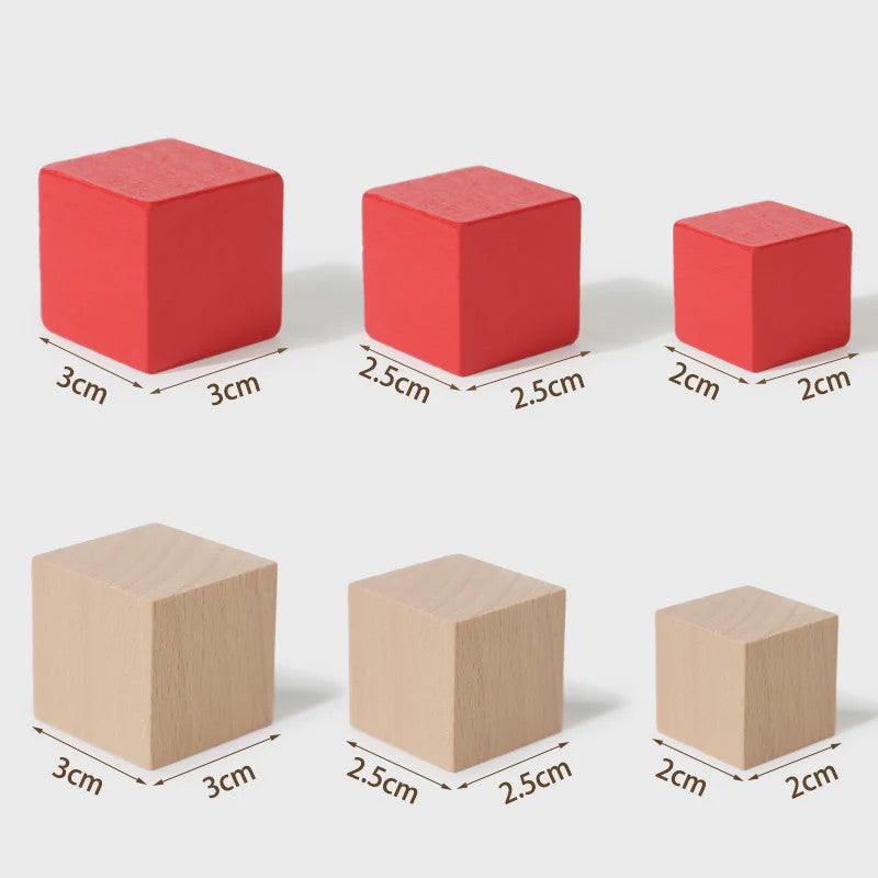 Houten Bouwblokken Kleurrijk - 50/100 Stuks - Educatief Stapel- en Leerspeelgoed voor Kinderen