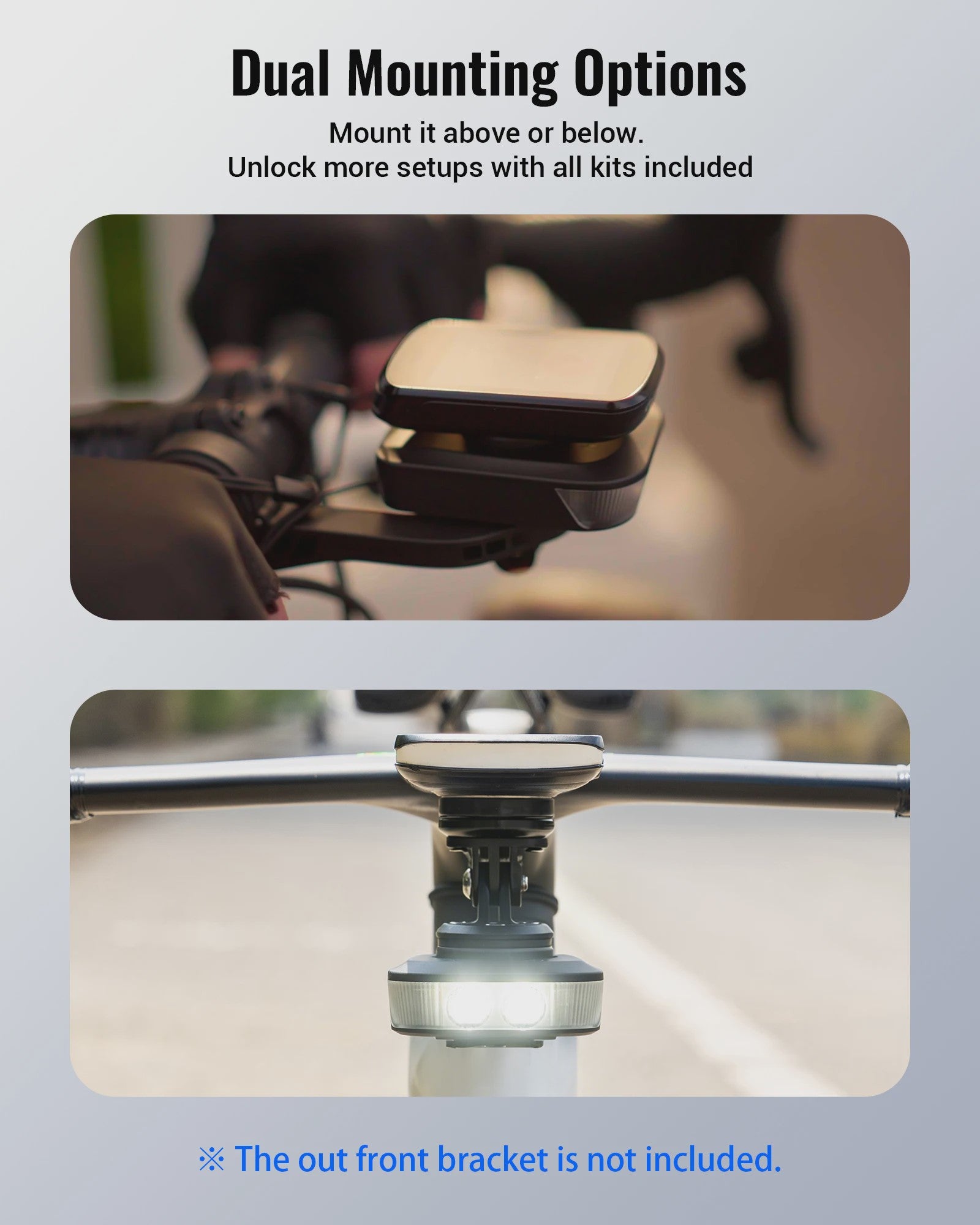 RAVEMEN FR1100 SE Fietslamp - 1100 Lumen, USB-C, GPS Compatibel, Automatisch Aan/Uit