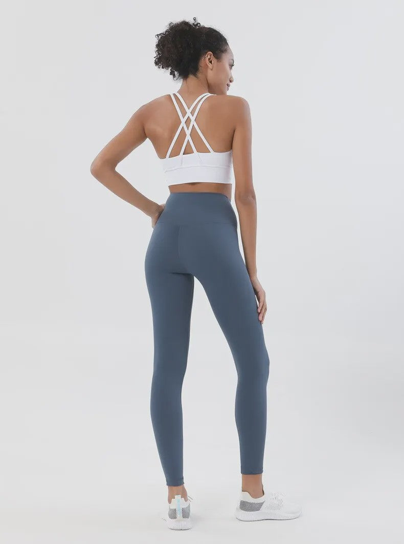 Dames Sport BH met Racerback - Ademend Nylon & Spandex voor Yoga en Fitness