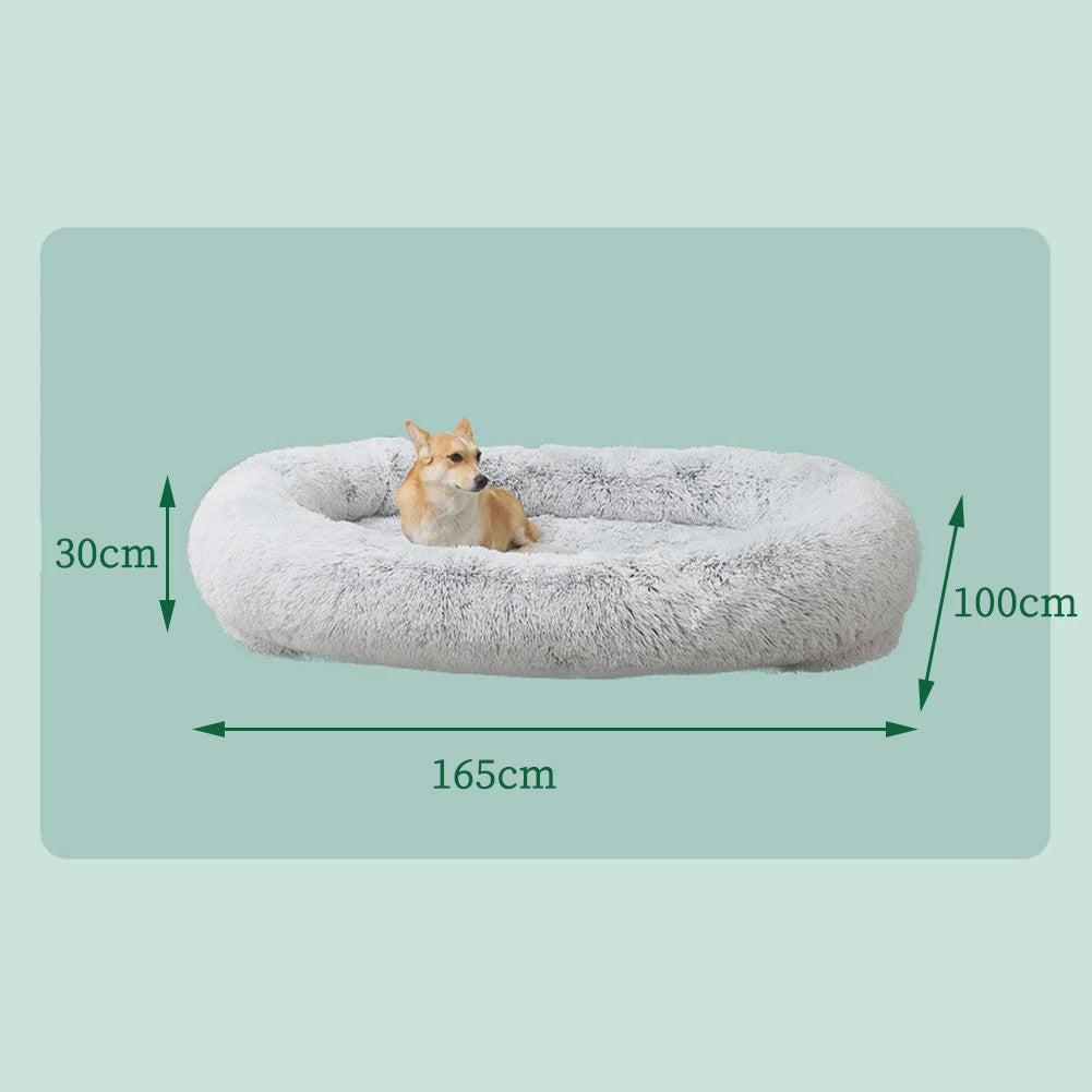 Extra Large Dubbel Gebruiks Bed voor Mensen & Honden - Warm, Comfortabel & Wasbaar