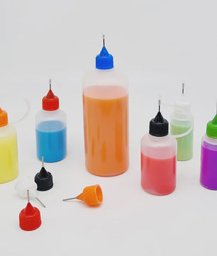 Set van 5x 30ml Precisie Doseerflesjes met Naaldpunt - Ideaal voor Klei, Verf en Lijm