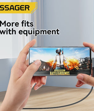 Essager 240W USB-C Kabel 90 Graden Hoek PD Snelladen met Digitale Display