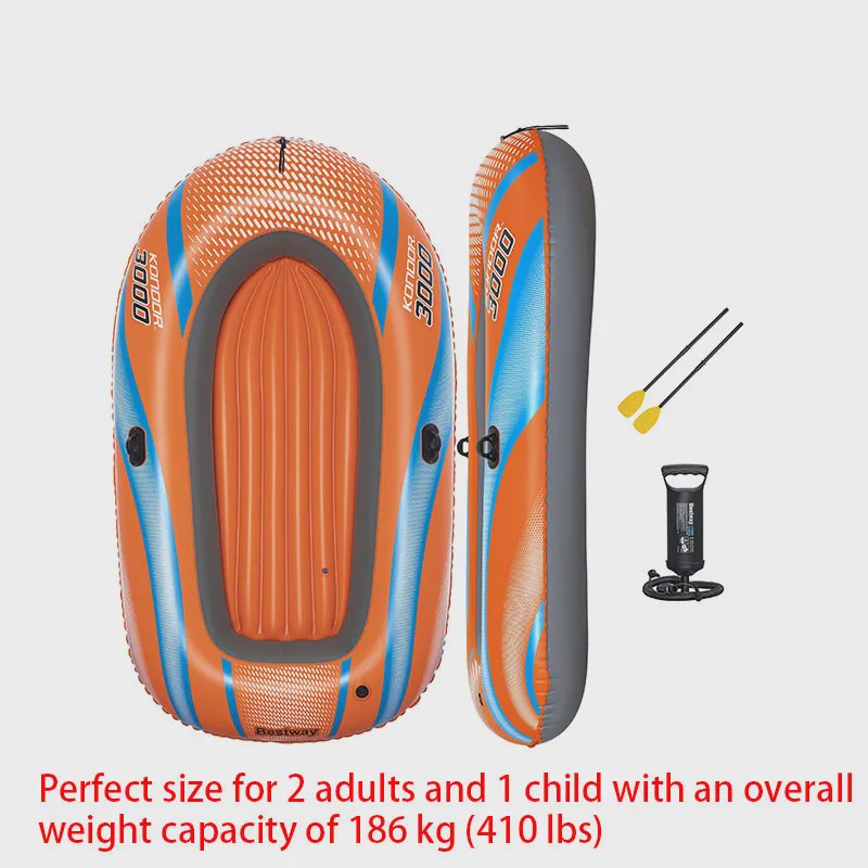 Bestway Opblaasbare Kajak voor 1-3 Personen - Robuuste PVC Rafting Boot