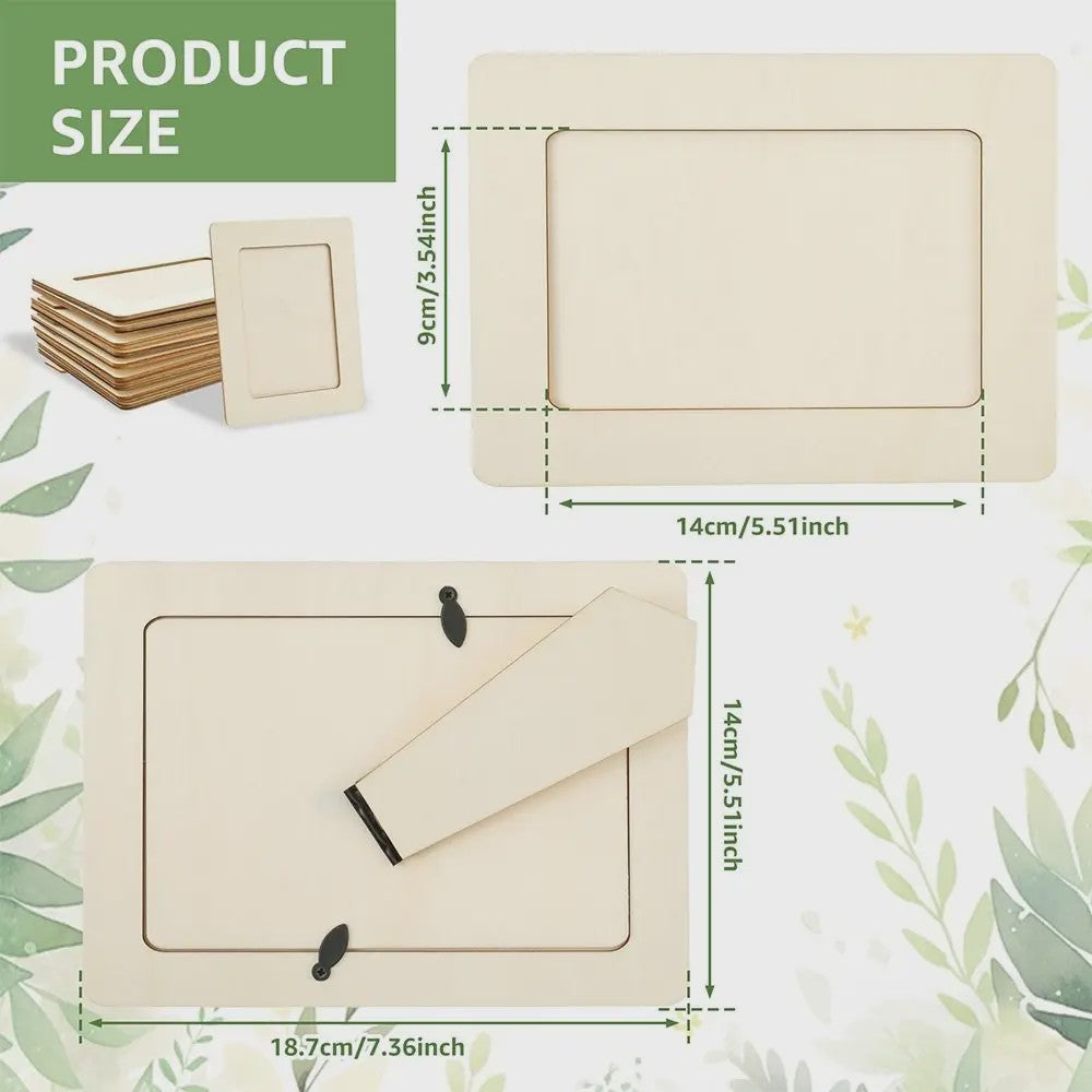 Onbewerkte Houten Fotolijst - DIY Schilderen & Decoreren - Desktop Display