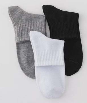 10 Paar Heren Katoenen Sokken - Mid-Calf, Effen Kleur, All Seasons