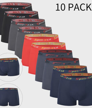 Set van 5 of 10 Heren Boxershorts - Comfortabel, Modieus en Elastische Taille