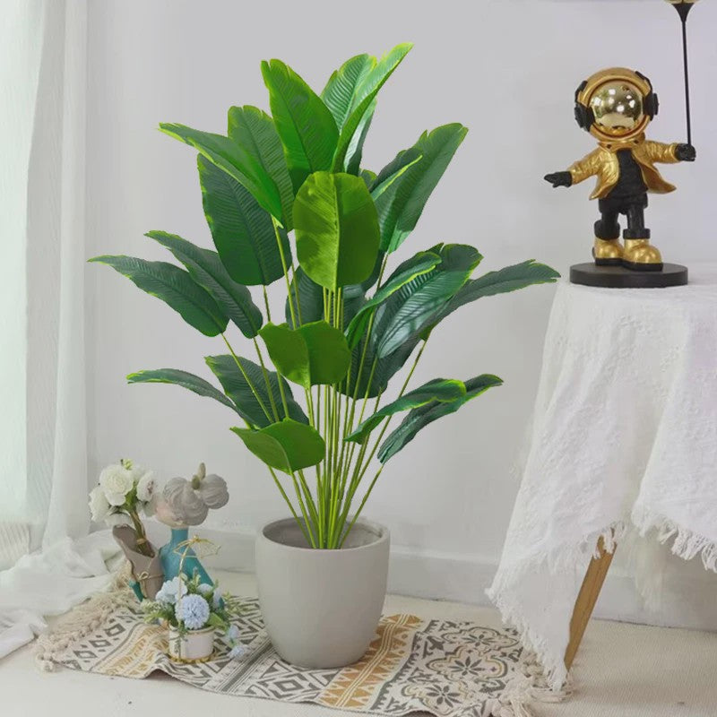 Grote Kunstpalmboom Tropisch - Realistische Nep Plant met Monstera Bladeren