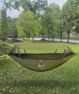Dubbele Outdoor Hangmat met Klamboe en Anti-omval functie - Comfortabel Kamperen