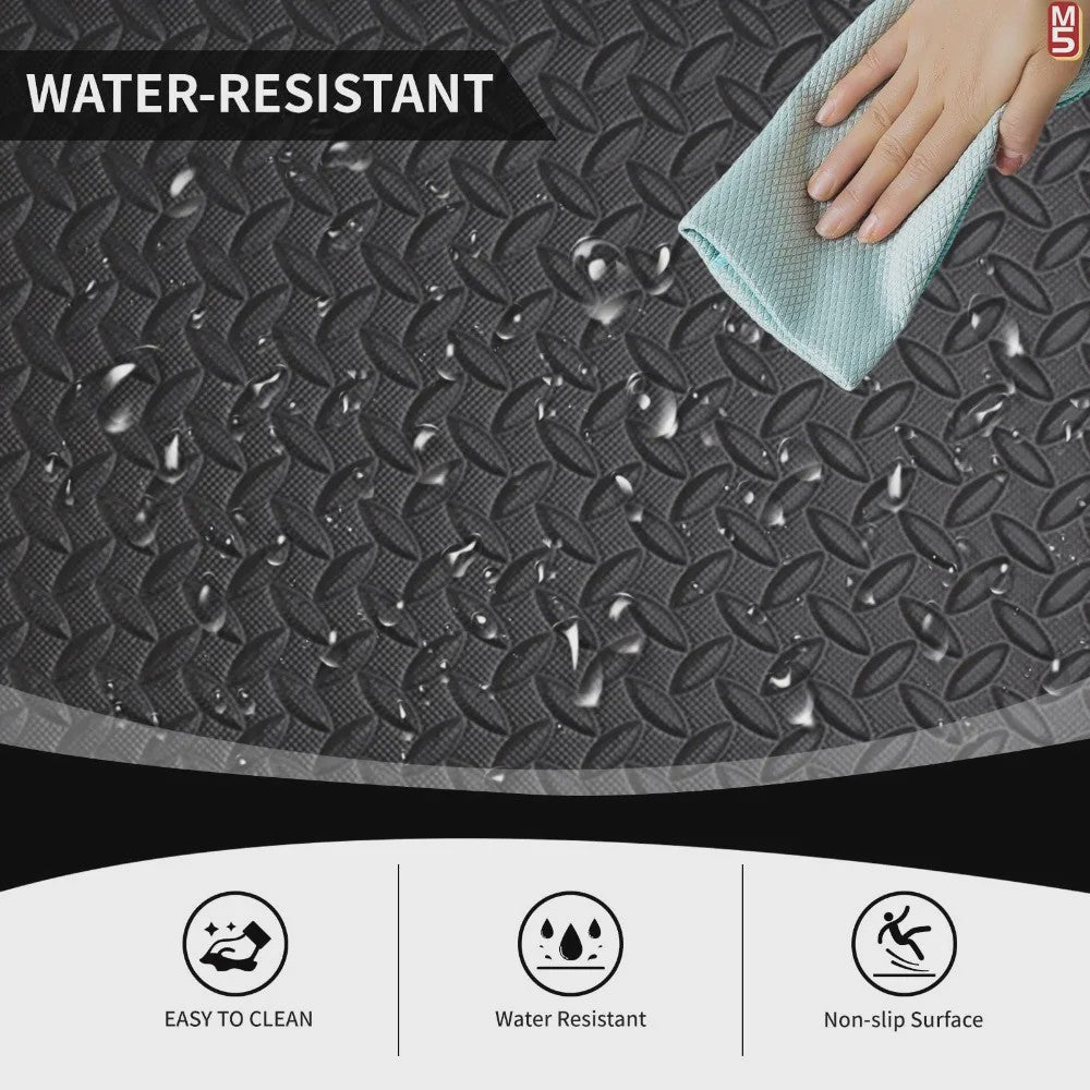 Interlocking EVA Schuim Puzzelmat voor Thuisgym - Antislip en Geluiddempend