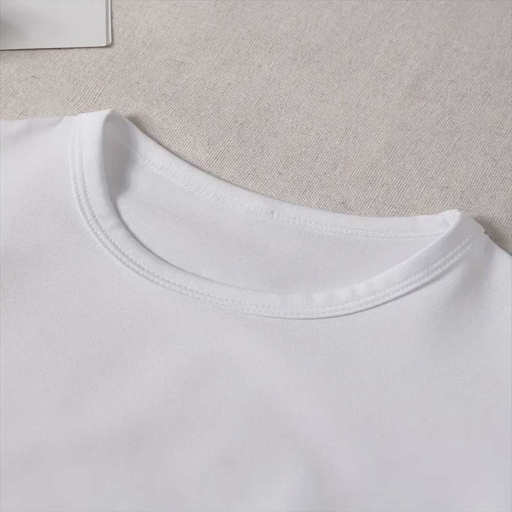 Zomer T-shirt Dames met Hart & Letter Print - Casual Loose Fit