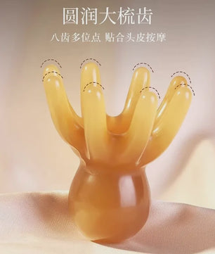 Octopus Hoofdmassager - Ontspannende Hoofdhuidmassage & Acupressuur Tool