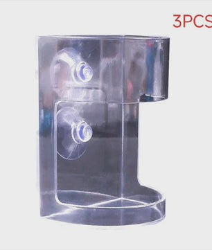 Drijvende Voerring Aquarium met Zuignap - Houd Water Schoon