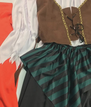 Piraten Kostuum Captain Jack Sparrow Stijl - Heren & Dames - Carnaval & Halloween