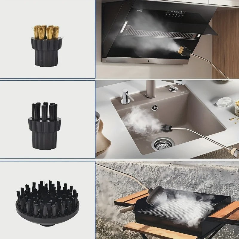 Krachtige 2500W Hogedruk Stoomreiniger - Multifunctioneel & Hittebestendig voor Huis & Auto