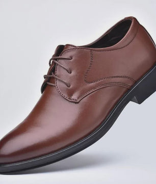 Zwarte Leren Herenschoenen - Stijlvolle Oxfords voor Formele Gelegenheden