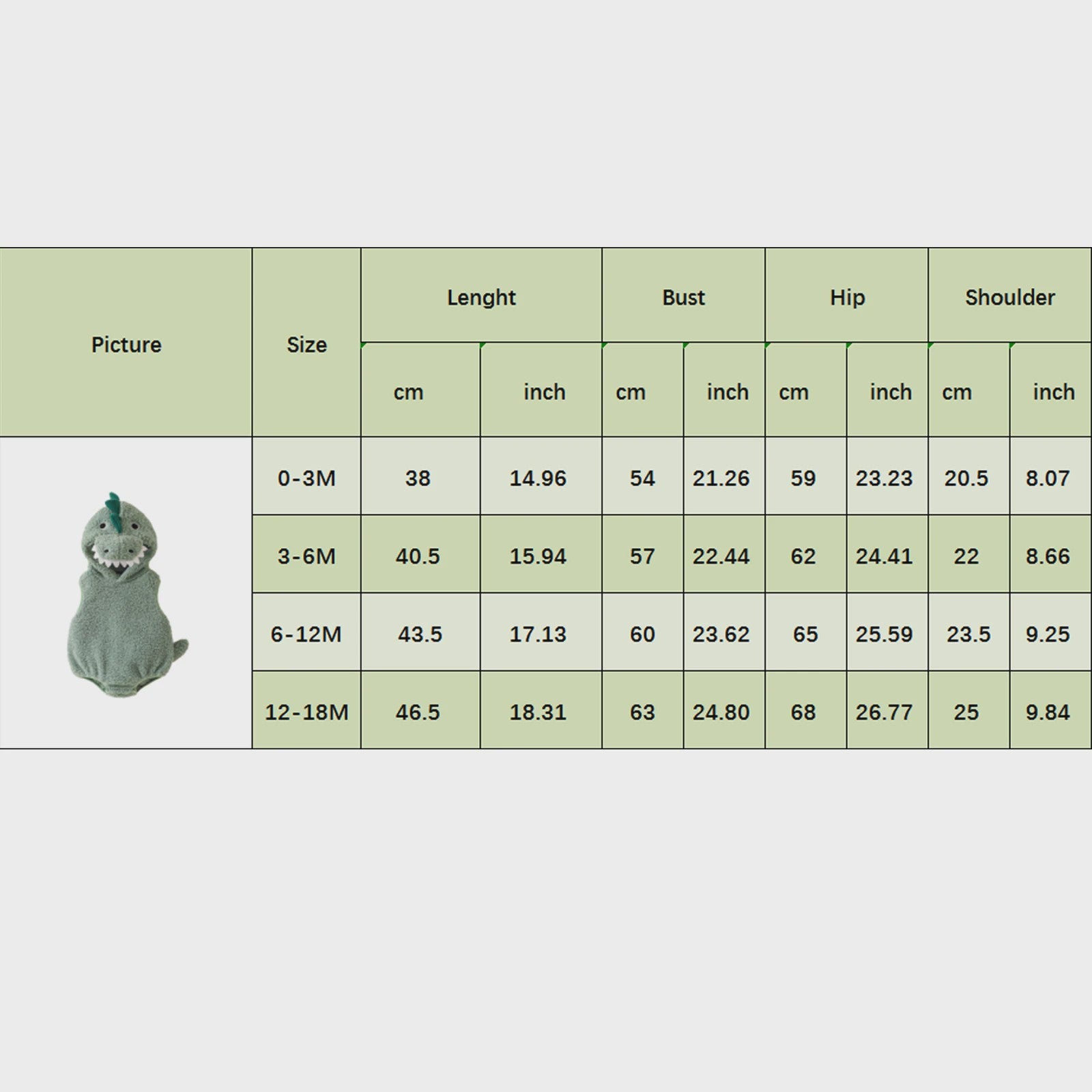 Schattige Baby Dino Overall met Capuchon - Zacht Pluche voor Halloween & Feestjes