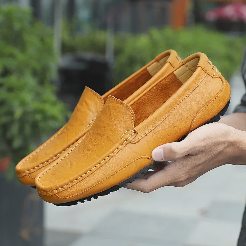 Luxe Leren Heren Moccasins - Ademend, Comfortabel & Stijlvol