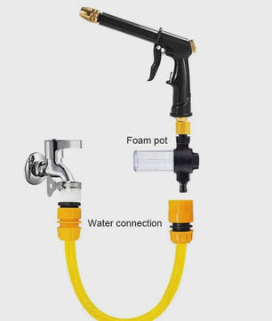 Krachtige Hogedruk Waterspuitpistool - 10M Slang, Verstelbare Nozzle voor Auto Wassen & Tuinieren