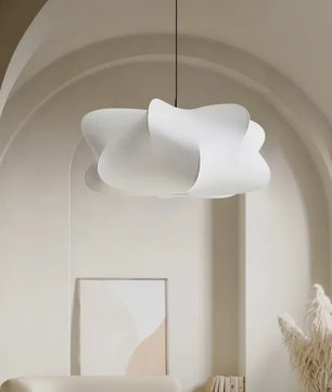 Wabi Sabi Plafondlamp van Zijde - Stijlvolle Hanglamp voor Woonkamer, Bar of Salon