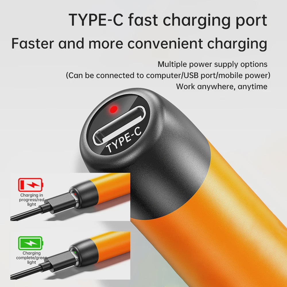Draagbare USB Digitale Soldeerbout met Instelbare Temperatuur (300-450°C) en Type-C Opladen