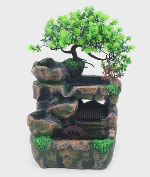 Decoratieve Binnen Waterval Tafel fontein met Kleurveranderende LED Verlichting