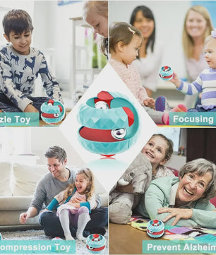 Orbit Bal Kubus Fidget Toy - Anti-Stress & Focus Speelgoed voor Kinderen