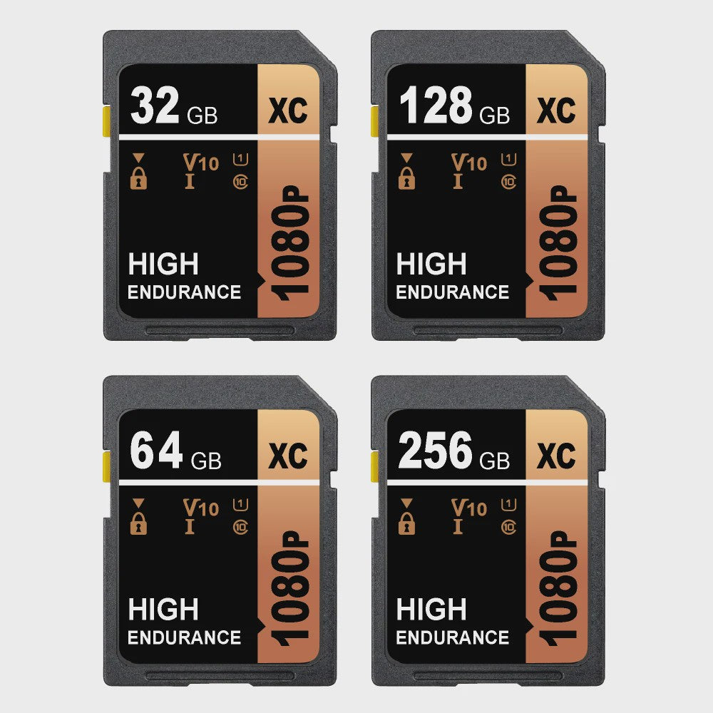 High-Speed SDXC Geheugenkaart - 8GB tot 512GB - Class 10, 1080p Video, Hoge Duurzaamheid