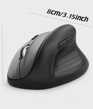 E-YOOSO X-45 Ergonomische Draadloze Muis - 4800DPI, 6 Knoppen, Stille Kliks voor PC & Laptop