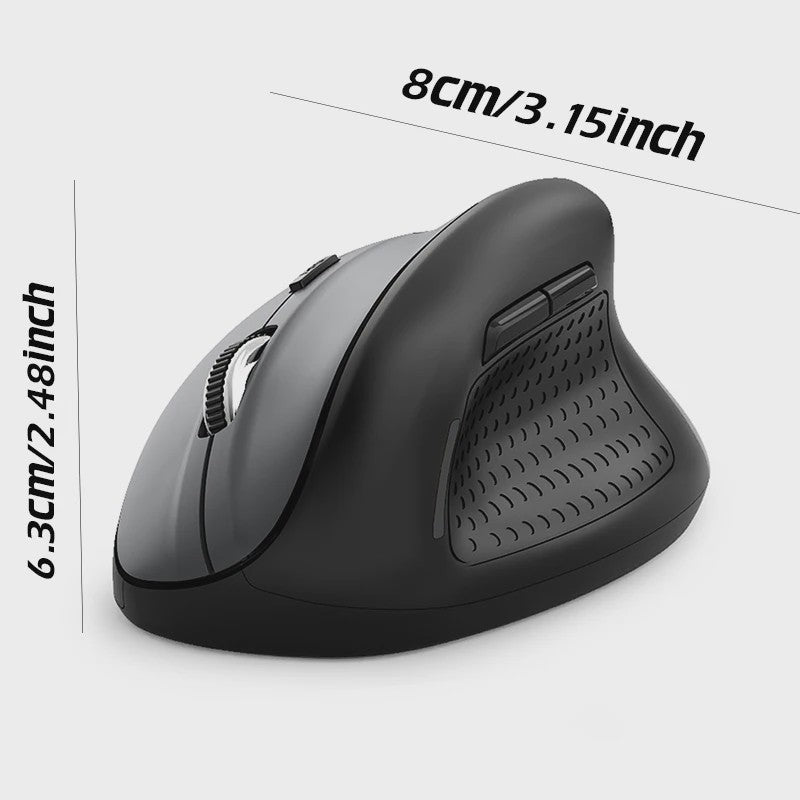 E-YOOSO X-45 Ergonomische Draadloze Muis - 4800DPI, 6 Knoppen, Stille Kliks voor PC & Laptop