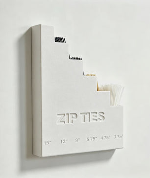 3D Geprinte Wandhouder Organizer voor Kabelbinders - Zware Kwaliteit voor Garage & Werkplaats