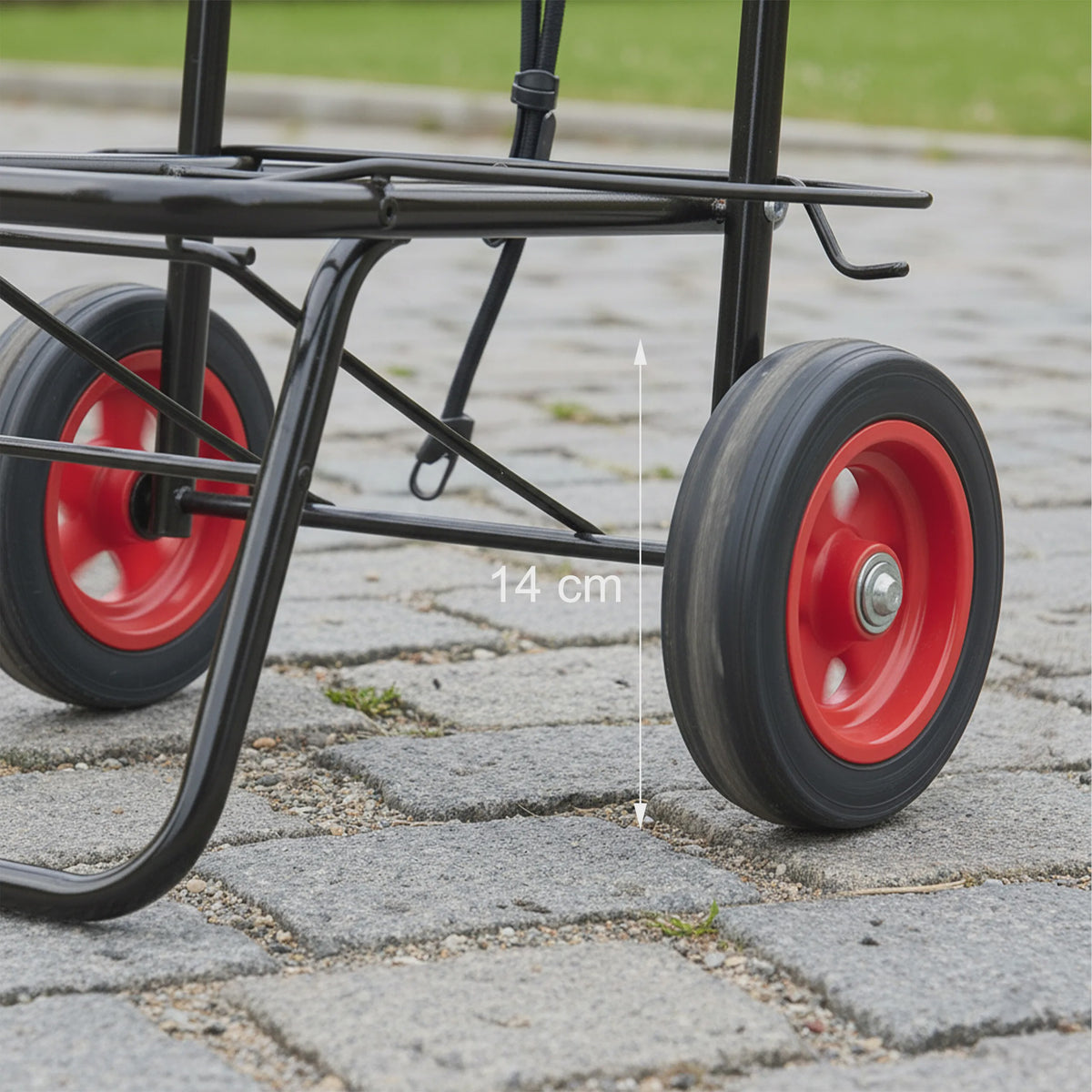 Opvouwbare Transportkar met 35 kg Draagvermogen - Ideaal voor Boodschappen, Camping en Dagelijks Gebruik