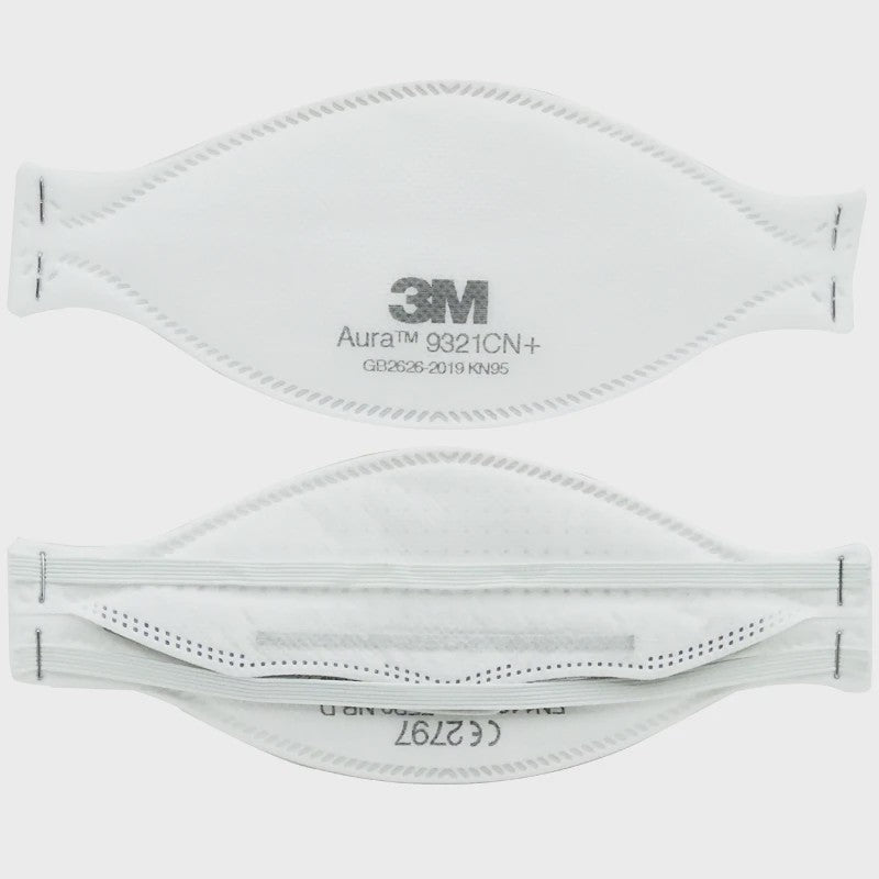3M Aura 9321CN+ KN95 FFP2 Mondkapje - Bescherming tegen fijnstof en smog