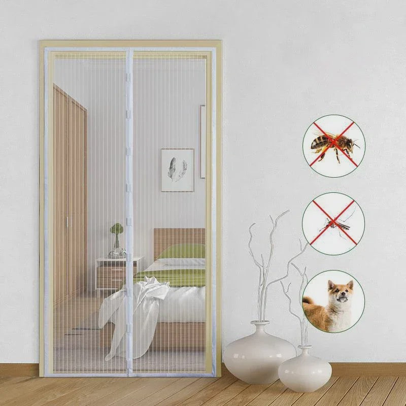 Magnetisch Deurgordijn Anti-Mug - Automatisch Sluitend, Insectenwerend