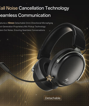ATK N9 Pro/Ultra Gaming Headset: Draadloze E-sports Koptelefoon met Microfoon, Lage Latentie & Noise Reduction