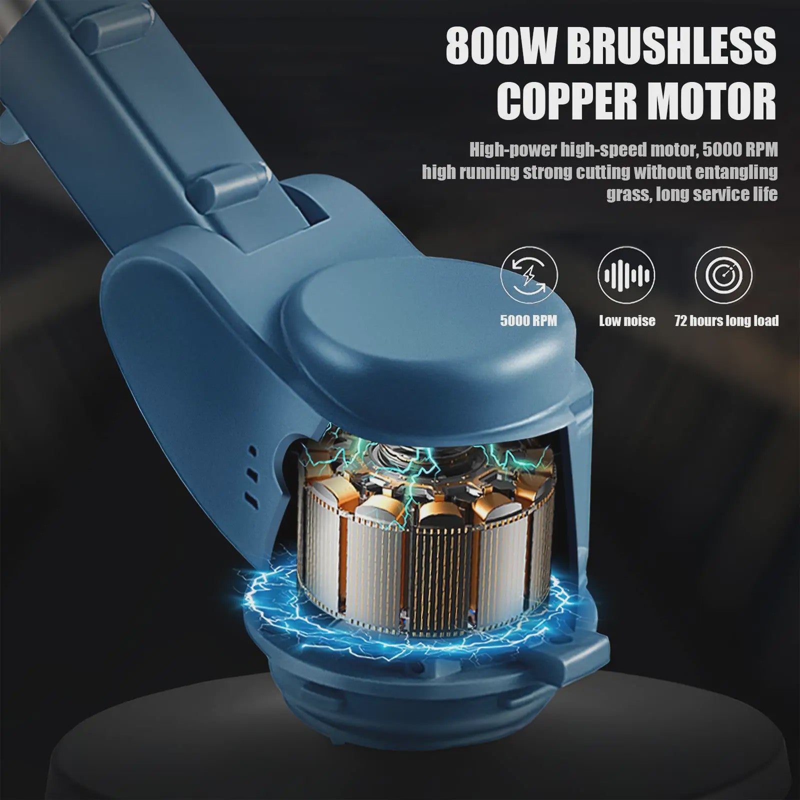 Draadloze Spin Scrubber: 800W Elektrische Schoonmaakborstel met Telescoopsteel & 21V Batterij