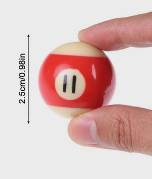 Set Billardballen voor Kinderen - 25mm Kleine Pool & Snooker Ballen